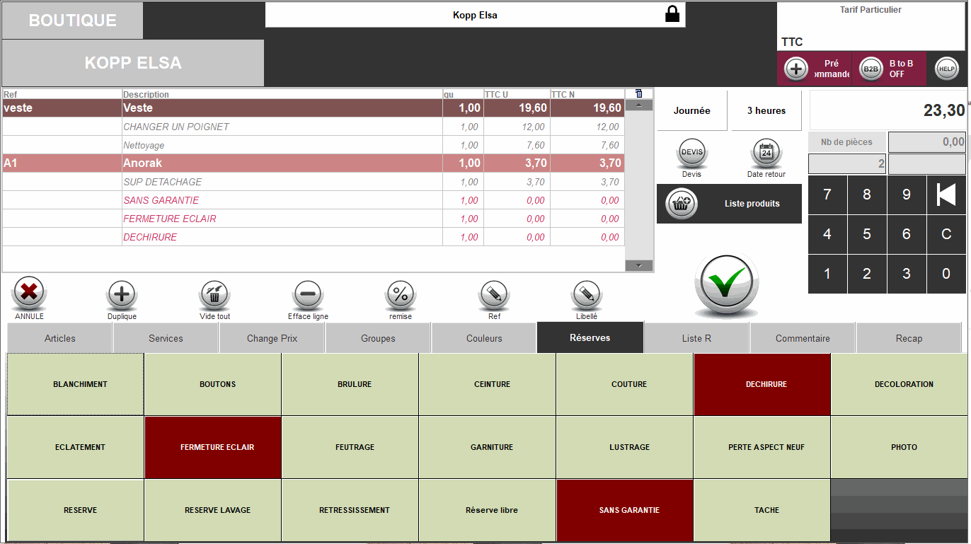 Utilisation logiciel pressing